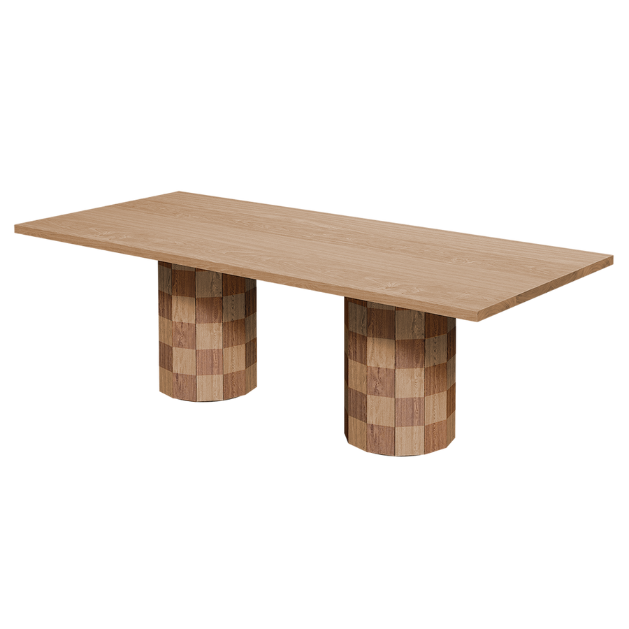 checkerboard dining table