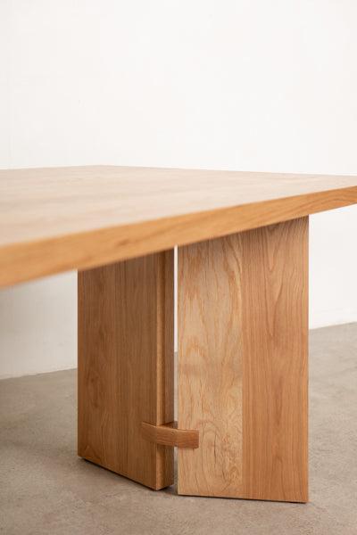 wooden dining table